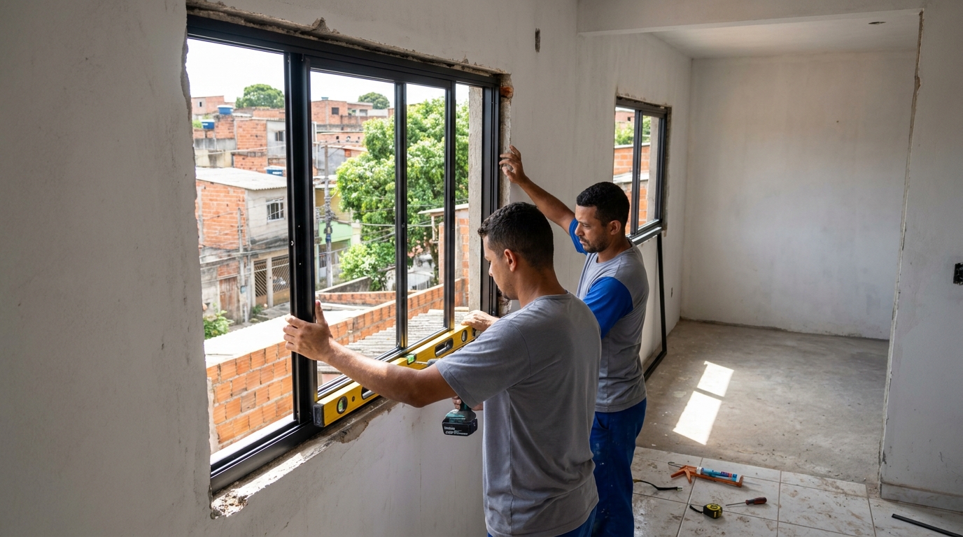 Produção de Portas e Janelas em Porto Alegre‑RS